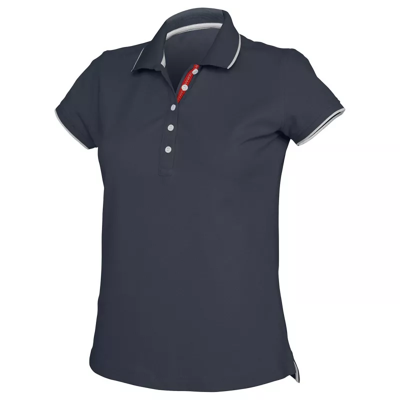 Polo femme contrasté ambulancier | Sanipod