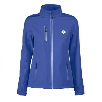 Softshell femme zip contrasté femme ambulancier | Sanipod