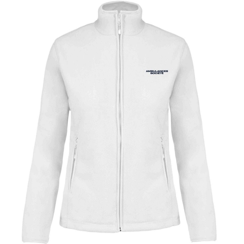 Veste polaire zippée femme