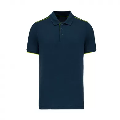 Polo liserés jaunes