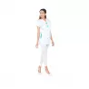 Blouse femme encolure V