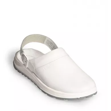 Active clog blanc avec fermeture à boucles - Abeba | Sanipod