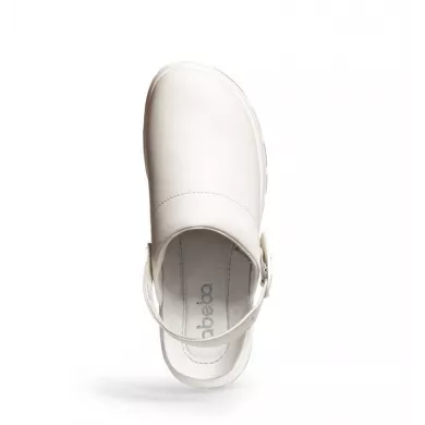 Active clog blanc avec fermeture à boucles - Abeba | Sanipod