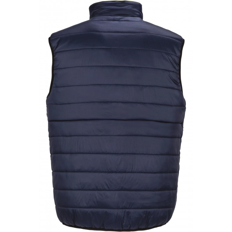 Bodywarmer matelassé réversible haute visibilité ambulancier