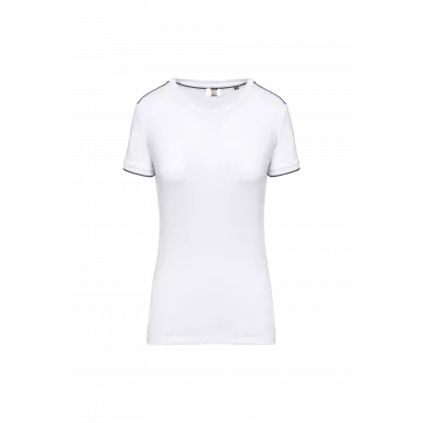 T-shirt liserés contrastés ambulancier femme | Sanipod