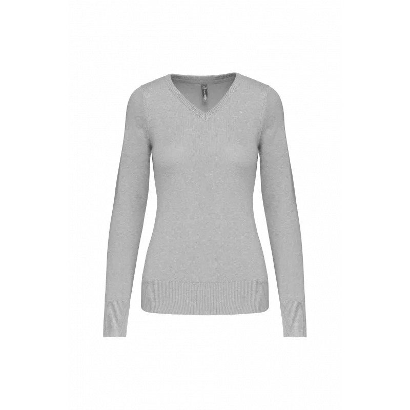 Pull col V femme |Sanipod