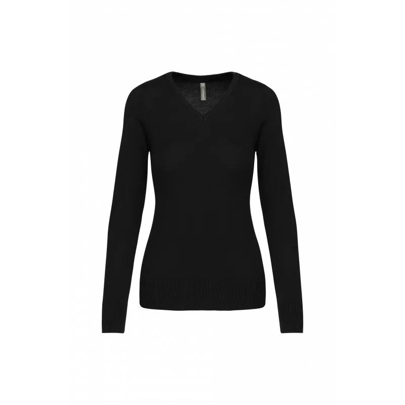 Pull col V femme |Sanipod
