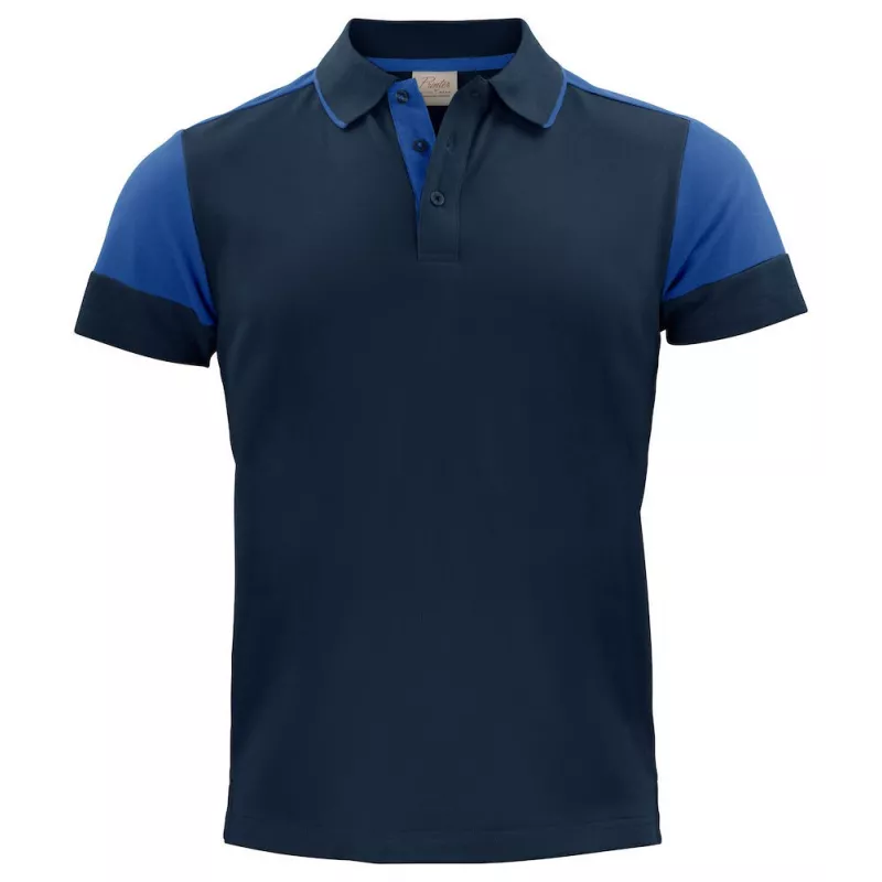 Polo homme prime bi-colore ECO-RESPONSABLE | Sanipod