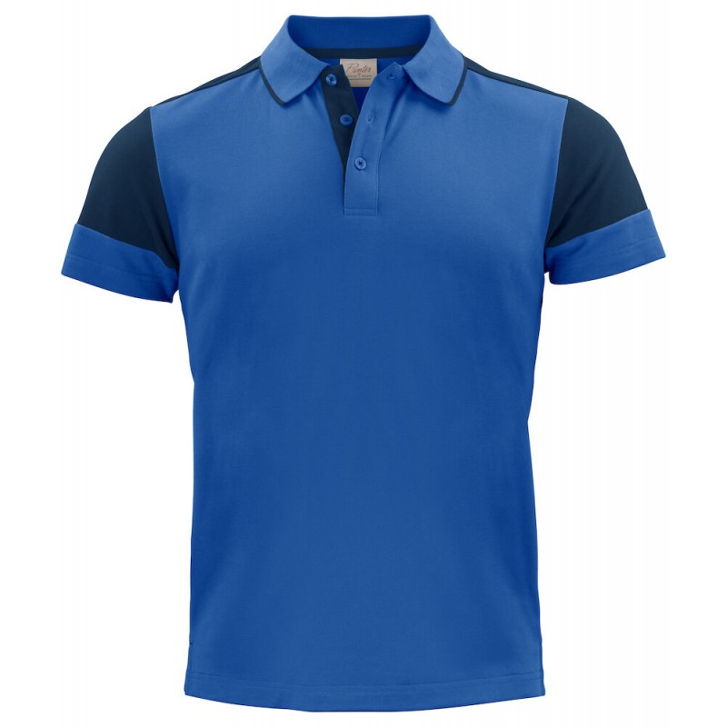 Polo homme prime bi-colore ECO-RESPONSABLE | Sanipod