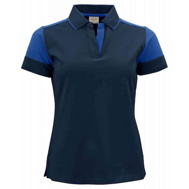 Polo femme prime bi-colore ECO-RESPONSABLE