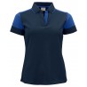 Polo femme prime bi-colore ECO-RESPONSABLE