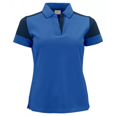Polo femme prime bi-colore ECO-RESPONSABLE | Sanipod