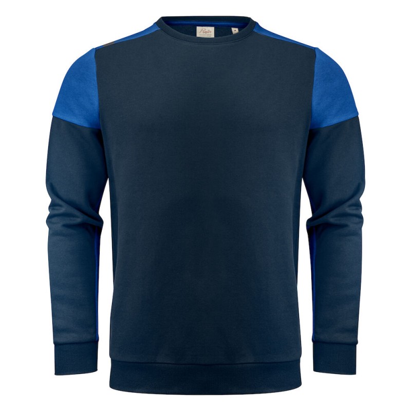 Sweat col rond prime bi-colore ECO-RESPONSABLE| Sanipod