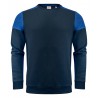 Sweat col rond prime bi-colore ECO-RESPONSABLE