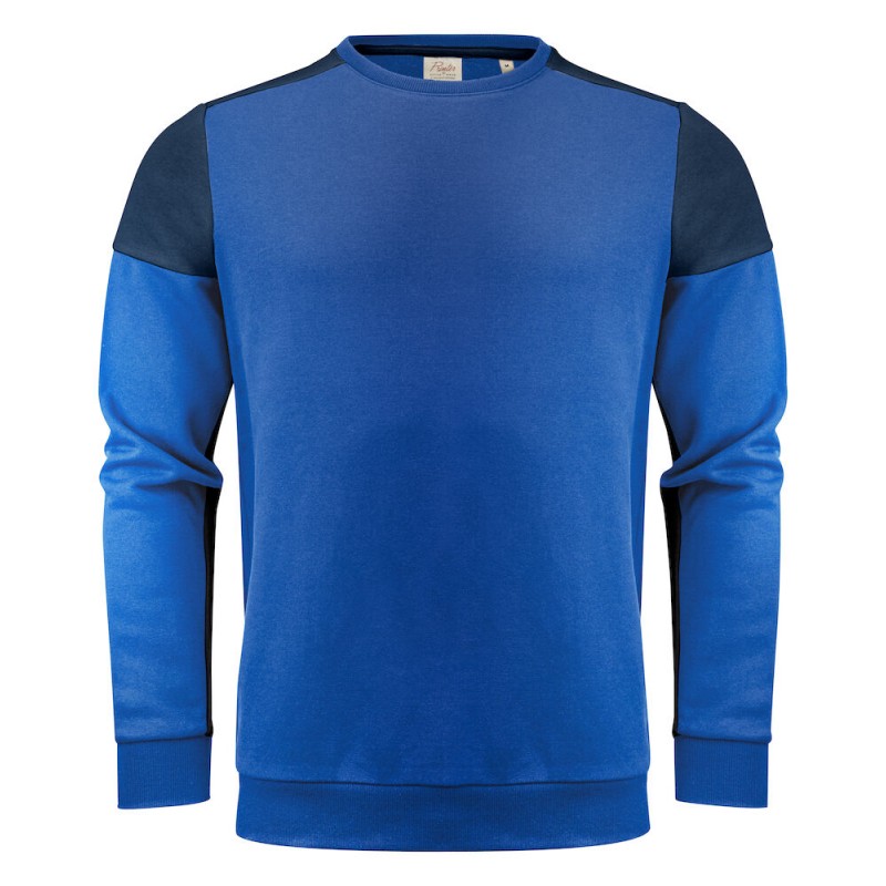 Sweat col rond prime bi-colore ECO-RESPONSABLE