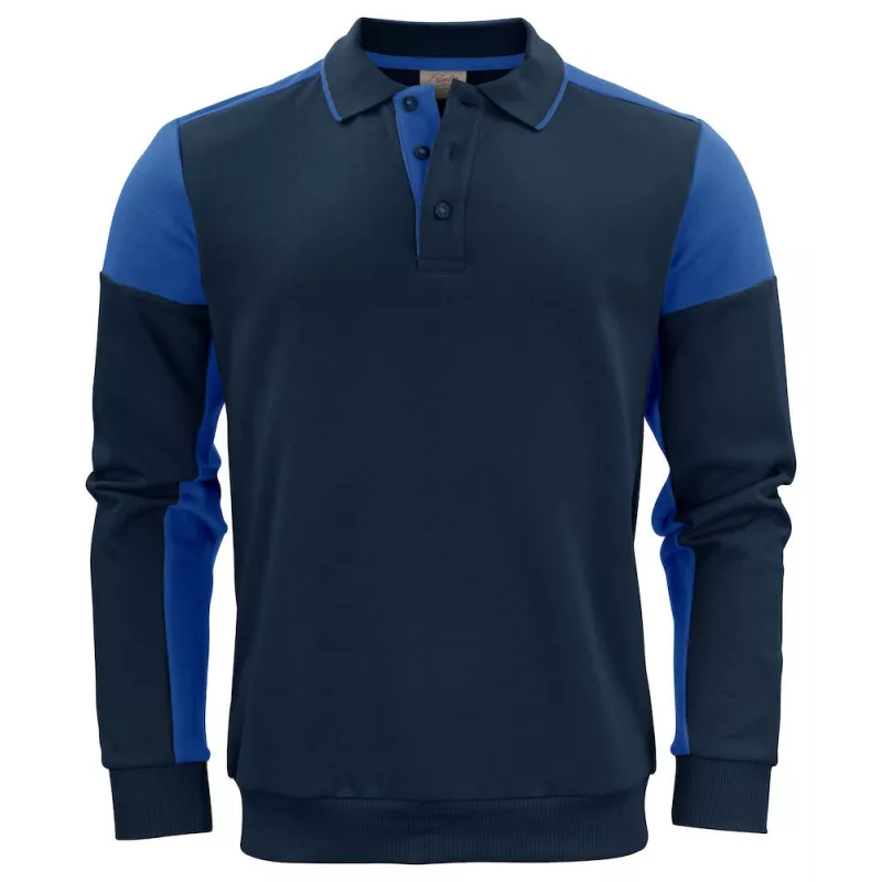 Sweat col polo prime bi-colore ECO-RESPONSABLE| Sanipod