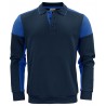 Sweat col polo prime bi-colore ECO-RESPONSABLE