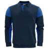 Sweat col polo prime bi-colore ECO-RESPONSABLE| Sanipod