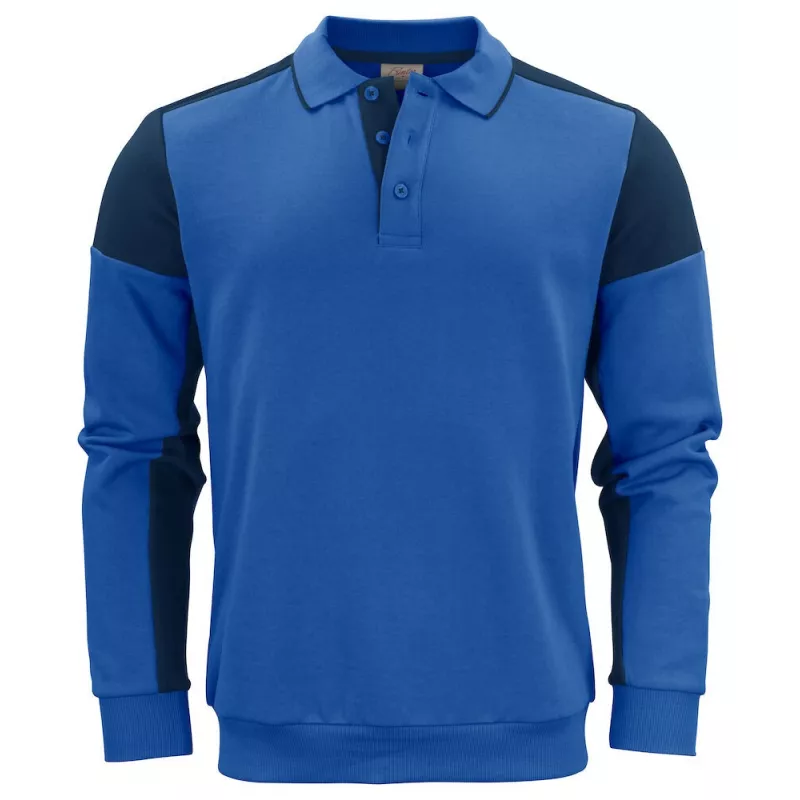 Sweat col polo prime bi-colore ECO-RESPONSABLE| Sanipod