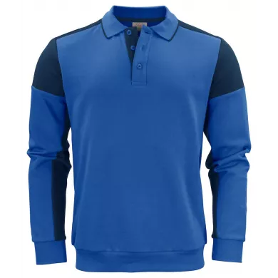 Sweat col polo prime bi-colore ECO-RESPONSABLE| Sanipod