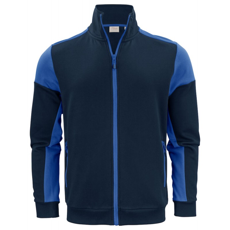 Veste sweat homme prime bicolore ECO-RESPONSABLE | Sanipod