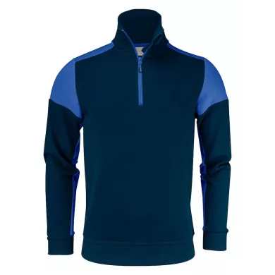 Sweat 1/2 zip prime bicolore ECO-RESPONSABLE | Sanipod