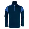 Sweat 1/2 zip prime bicolore ECO-RESPONSABLE | Sanipod