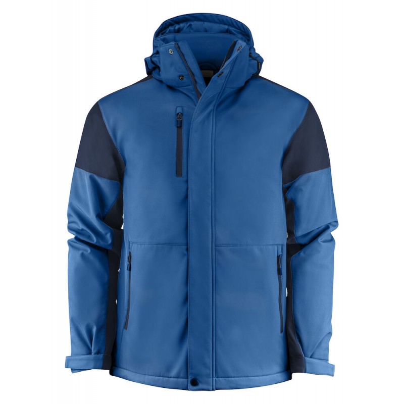 Softshell doublée homme prime bicolore ECO-RESPONSABLE