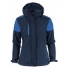 Softshell doublée femme bicolore prime ECO-RESPONSABLE