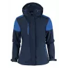 Softshell doublée femme bicolore prime ECO-RESPONSABLE | Sanipod