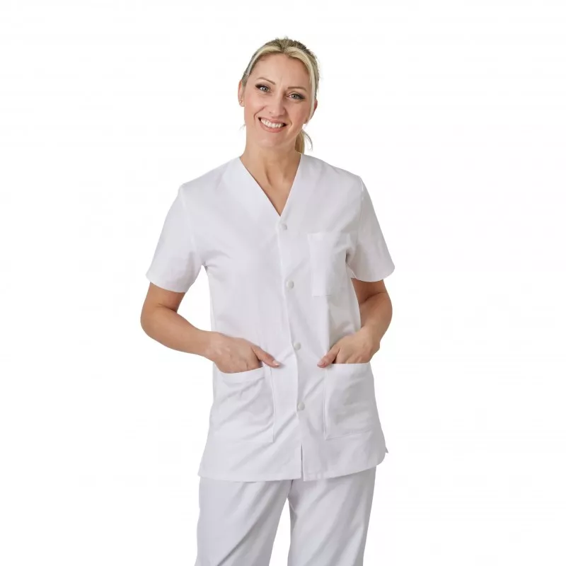 Blouse à pressions mixte | Sanipod