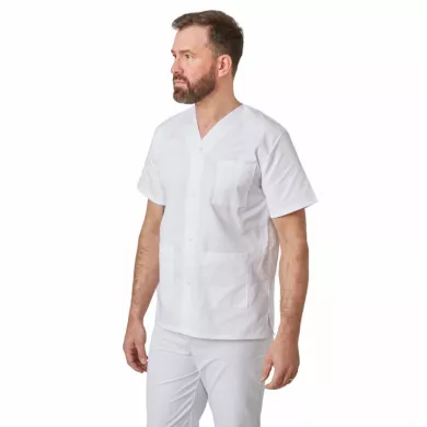Blouse à pressions mixte | Sanipod