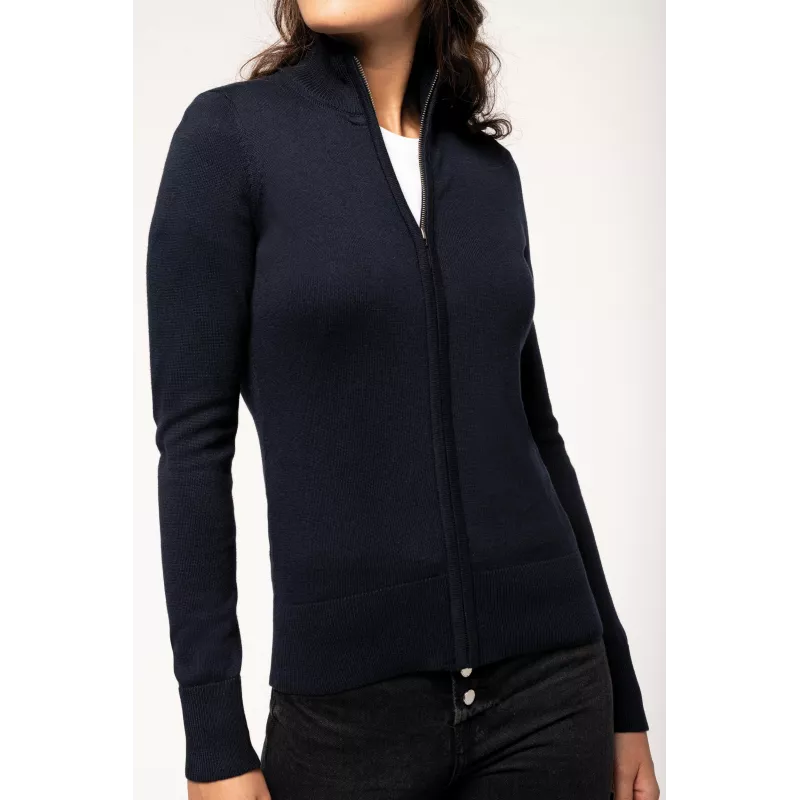 Cardigan femme zippé | Sanipod