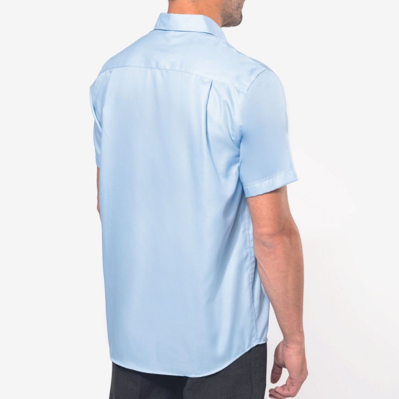 Chemise manches courtes sans repassage ambulancier| Sanipod