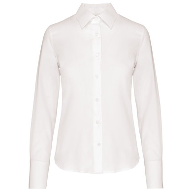 Chemise femme manches longues sans repassage ambulancier | Sanipod