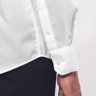 Chemise manches longues sans repassage ambulancier | Sanipod