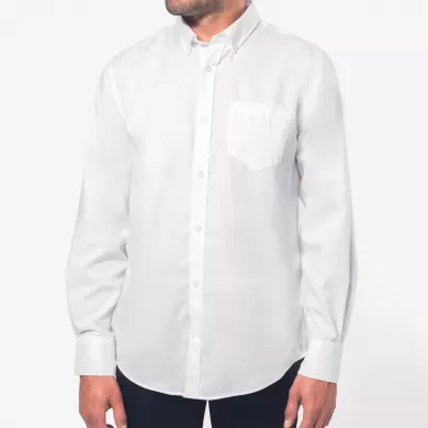 Chemise manches longues sans repassage ambulancier | Sanipod