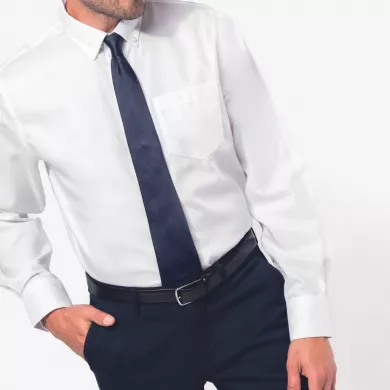 Chemise manches longues sans repassage ambulancier | Sanipod