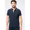 Polo contrasté ambulancier homme| Sanipod