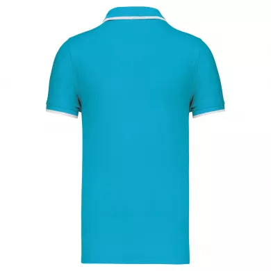 Polo contrasté ambulancier homme| Sanipod