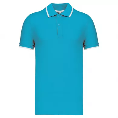 Polo contrasté ambulancier homme| Sanipod
