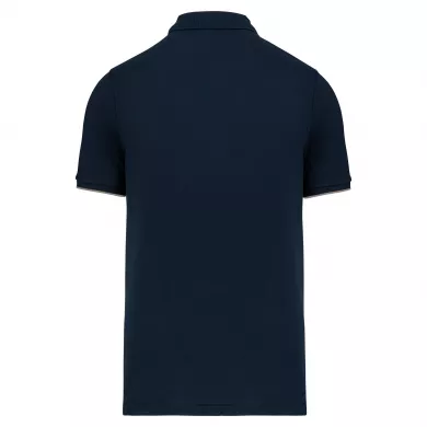 Polo contrasté ambulancier homme | Sanipod