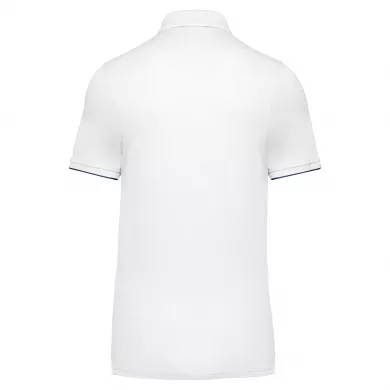 Polo contrasté ambulancier homme | Sanipod