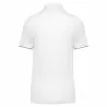 Polo contrasté ambulancier homme | Sanipod