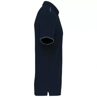 Polo contrasté ambulancier homme | Sanipod