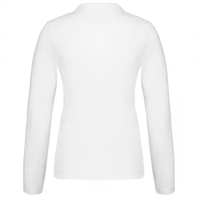 Polo piqué manches longues - femme | Sanipod