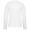 Polo piqué manches longues - femme | Sanipod