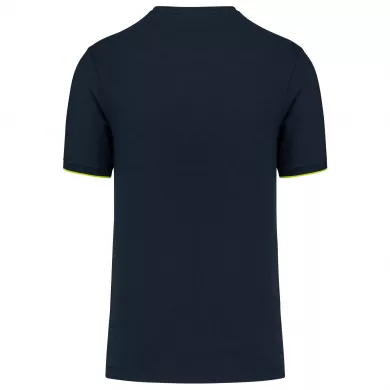Tee shirt liserés jaunes ambulancier | Sanipod