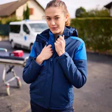 Softshell doublée femme bicolore prime ECO-RESPONSABLE | Sanipod