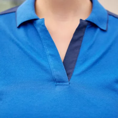 Polo femme prime bi-colore ECO-RESPONSABLE | Sanipod